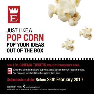 Empire popcorn box design competition
